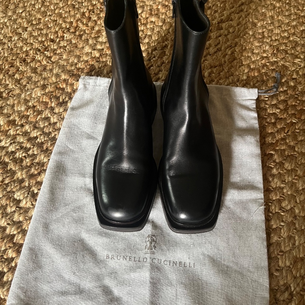 Brunello Cucinelli Women’s Leather Boots - Picture 3 of 7